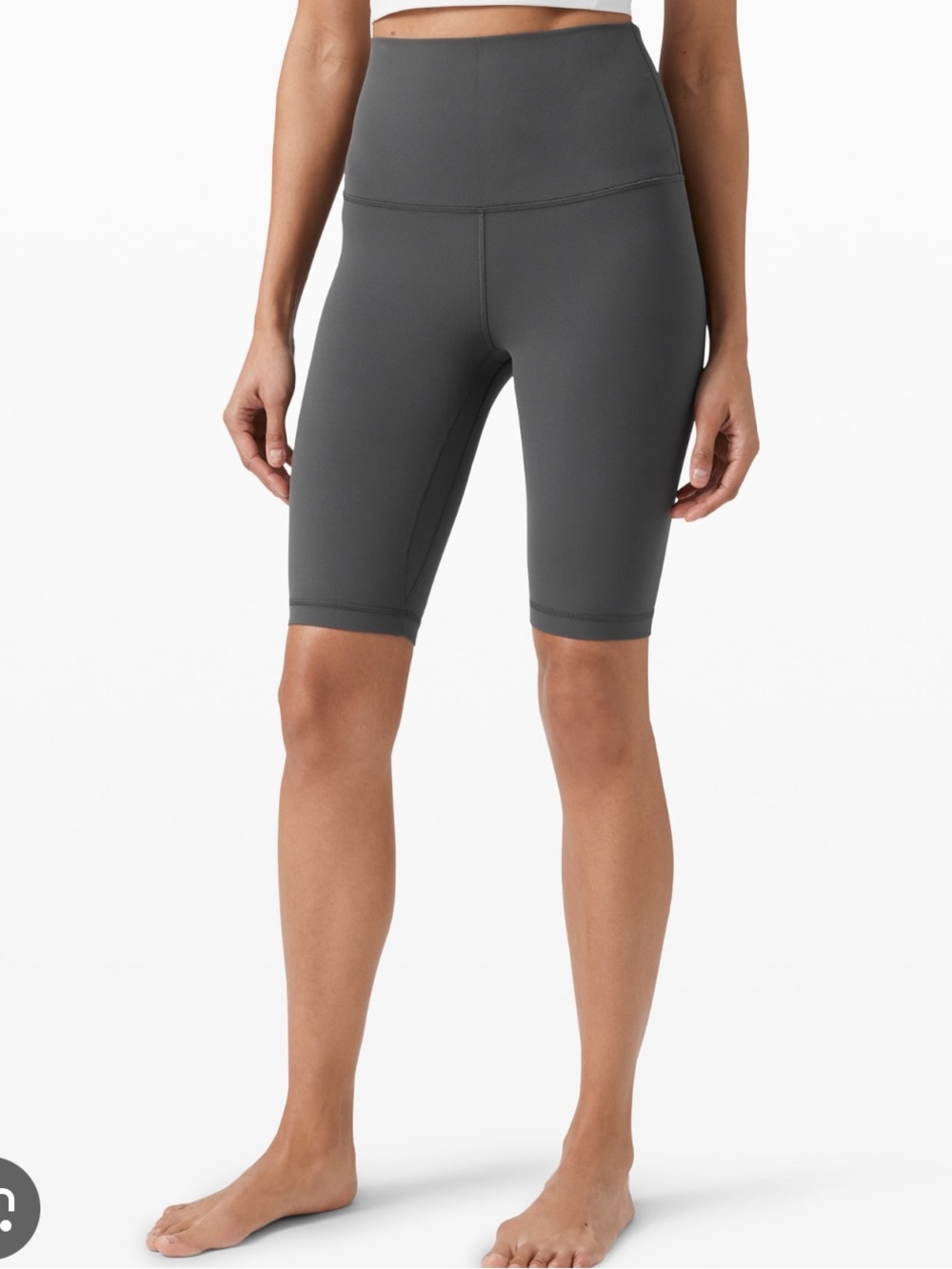 Lululemon align high rise shorts 8” graphite gray size 6